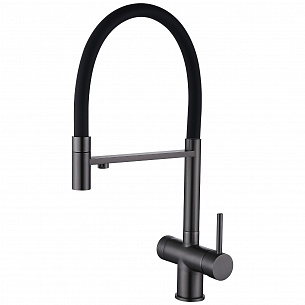 Смеситель для кухни EMAR ЕС - 7024 PVD Dark
